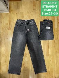 0248-3 # серые женские джинсы (Relucky, стрейч коттон, 6 ед, размеры норма: 25-30) выдача на следующий день фото