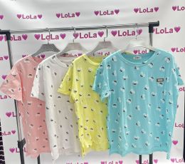 3159* микс четырех цветов женская футболка (FASHION, 10 ед. универсальный батальный размер: 50-52) выдача на следующий день      фото