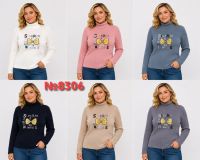 8306 * микс цветов женский гольф ( кашемир, 12 ед, размеры полубатал-батал:48-56) выдача на следующий день