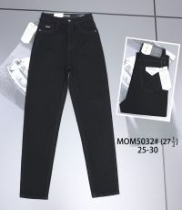 купить 5032 * черные женские джинсы мом (VIDASION, 6 ед. размеры норма: 25. 26. 27. 28. 29. 30) выдача на следующий день оптом