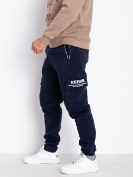 6710-2 синие мужские спортивные штаны (GODSEND, флис, 5 ед. размеры норма: M. L. XL. 2XL. 3XL) фото
