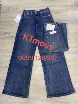 9099 синие женские джинсы (KT.MOSS, стрейч-коттон, 6 ед. размеры полубатал: 28. 29. 30, 31, 32, 33) фото