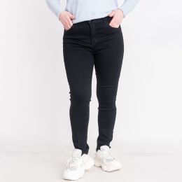 0020 черные женские джинсы (NEW JEANS, стрейчевые, 6 ед. размеры батал: 31. 32. 33. 34. 36. 38) фото