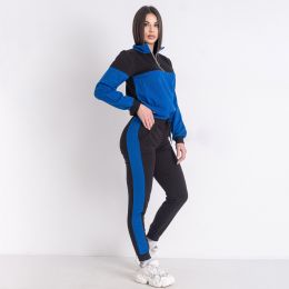 0353-2 черно-синий женский спортивный костюм (двунитка, 4 ед. размеры на бирках: S. M. L. XL, соответствуют молодежке XXS. XS. S фото