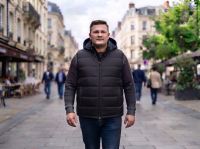 0807-1 # черная мужская жилетка на синтепоне (4 ед. размеры полубатал: 3XL, 4XL, 5XL, 6XL)) фото