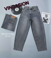 7032# серые женские джинсы (Vindasion, стрейч-коттон, 6 ед, размеры норма: 25-30) выдача на следующий день фото