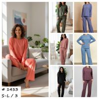 купить 1433 # выбор цвета женский костюм (трикотаж, 3 ед, размеры норма: S, M, L) выдача на следующий день оптом