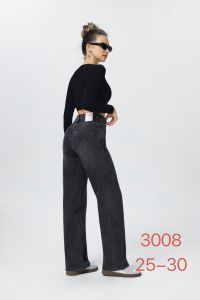 3008 # серые женские джинсы (New Jeans, стрейч коттон, 6 ед, размеры норма: 25-30) выдача на следующий день фото