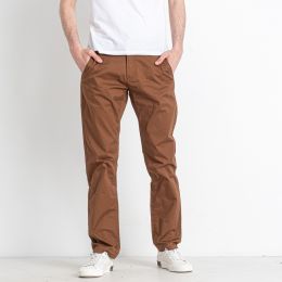 0187 светло-коричневые мужские брюки (FANGSIDA, 7 ед. размеры норма: 29. 30. 31. 32. 33. 34. 36) фото