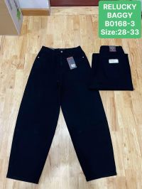 0168-3 # черные женские джинсы (Relucky, стрейч коттон, 6 ед, размеры полубатал: 28-33) выдача на следующий день фото
