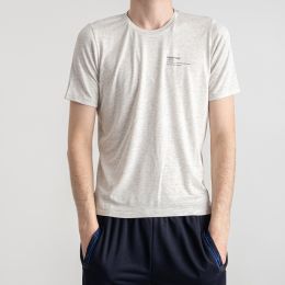 8625-6 серая мужская футболка (SARA, 4 ед. размеры полубатал: 48. 50. 52. 54) фото