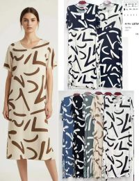 купить 0075# выбор цвета женское платье (BASE, штапель, 5 ед, размеры полубатал: L-4XL) выдача на следующий день оптом