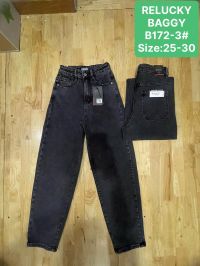 0172-3 # серые женские джинсы (Relucky, стрейч коттон, 6 ед, размеры норма: 25-30) выдача на следующий день фото