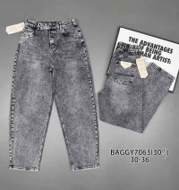 7063 # серые женские джинсы (Vindasion, стрейч коттон, 6 ед, размеры батал: 30-36) выдача на следующий день фото