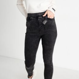 купить оптом джинсы 2911-3 выдача на следующий день FUDEYAN джеггинсы женские тёмно-серые стрейчевые (6 ед. размеры: 25.26.27.28.29.30) недорого