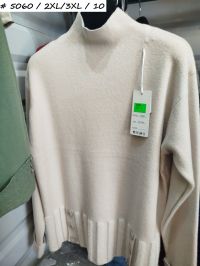 5060 # микс цветов женский свитер (Kiss me, 10 ед, размеры батал: 2XL/3XL) выдача на следующий день фото