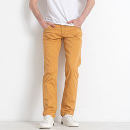 купить оптом джинсы 2471 светло-коричневые мужские брюки (VARXDAR, 7 ед. размеры молодежка: 27. 28. 29. 30. 31. 32. 33) недорого