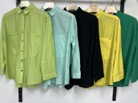 купить 1705411# выбор цвета женская рубашка (коттон, 4 ед, размеры норма: s-xl) выдача на следующий день оптом