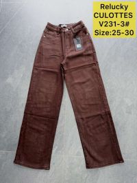 0231-3 # коричневые женские джинсы (Relucky, стрейч коттон, размеры норма: 25-30) выдача на следующий день фото