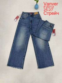 2012# синие женские джинсы vanver (стрейч коттон, 6 ед, размеры норма: 25-27) выдача на следующий день фото