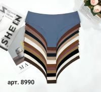 купить 8990# микс цветов женские трусы слипы (хлопок, эластан, 7 ед, размеры норма: XS-XL) выдача на следующий день оптом