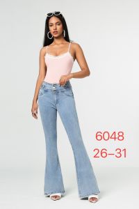 6048# голубые женские стрейчевые джинсы New Jeans (6 ед, размеры норма: 26-31) выдача на следующий день фото
