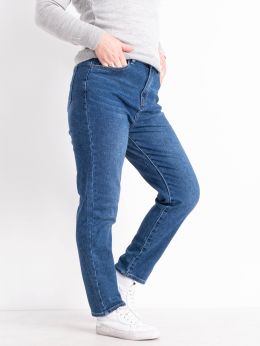 0130 синие женские джинсы (NEW JEANS, байка, 6 ед. размеры полубатал: 28. 29. 30. 31. 32. 33) фото