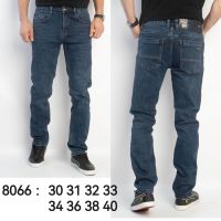 8066 # синие мужские джинсы (стрейч-коттон, 8 ед, размеры норма: 30, 31, 32, 33, 34, 36, 38, 40) выдача на следующий день фото