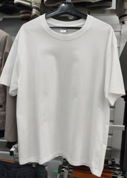 2295-10 * белая мужская футболка (оверсайз, 5 ед. размеры норма: М. L. XL. 2XL. 3XL) выдача на следующий день фото
