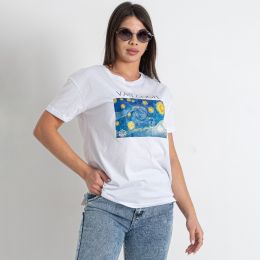 50105-104 белая женская футболка (MINIMAL, 4 ед. размеры на бирках S. M, соответствуют универсальному S-M) фото