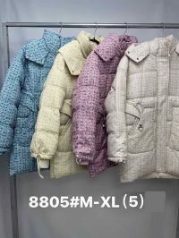 8805* выбор цвета женская куртка на синтепоне (5 ед, размеры норма: M-L-XL) выдача на следующий день фото