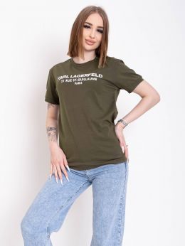 10515-75 бирюзовая женская футболка (95% коттон, 5% эластан, 4 ед. размеры норма: S-2XL, один отсутствует) фото