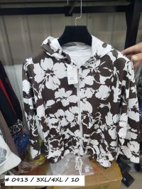 0913 # микс цветов женская ветровка (Kiss me, 10 ед, размеры батал: 3XL/4XL) выдача на следующий день фото