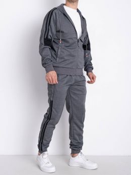 5210-6 серый мужской спортивный костюм (GODSEND, двунитка, 5 ед. размеры норма: M. L. XL. 2XL. 3XL) фото