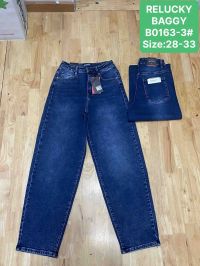 0163-3 # синие женские джинсы (Relucky, стрейч коттон, 6 ед, размеры полубатал: 28-33) выдача на следующий день фото