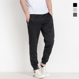 41512 три цвета мужские спортивные штаны (DUNAUONE, двунитка, 6 ед. размеры норма: M. L. XL. 2XL. 3XL. 4XL)  фото