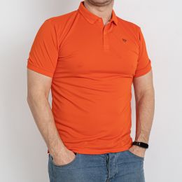 0845-8 оранжевое мужское поло (ROYAL SPORT, 100% коттон, 6 ед. размеры норма: S. M. L. XL. 2XL. 3XL) фото