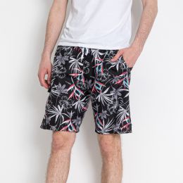 6605-1 черные мужские пляжные шорты (5 ед. размеры батал: XL. 2XL. 3XL. 4XL. 5XL) фото