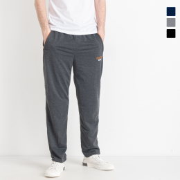 купить оптом джинсы 4664 три цвета мужские спортивные штаны (DUNAUONE, двунитка, 6 ед. размеры норма: M. L. XL. 2XL. 3XL. 4XL) недорого