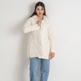 9825-100* молочная женская куртка (натуральный пух, 6 ед. размеры норма: M. L. XL. 2XL. 3XL. 4XL) выдача на следующий день фото