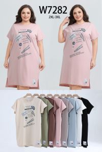 7282# микс цветов женская туника (Kiss me, 10 ед, размеры батал: 2XL-3XL) выдача на следующий день фото