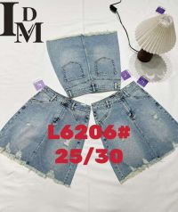 6206# голубая женская джинсовая юбка (LDM, 6 ед, размеры норма: 25-30) выдача на следующий день фото