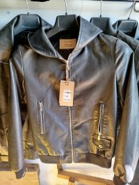 0068*  черная женская куртка (экокожа, 7 ед. размеры норма: S. M. L. XL. 2XL. 3XL. 4XL) выдача на следующий день фото