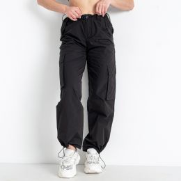 5366-1* черные женские штаны (DORIMODES, плащевка, 5 ед. размеры норма: S. M. L. XL. 2XL) выдача на следующий день фото