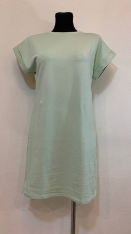 1297-72 * светло-зеленая женская туника (трикотаж, 4 ед. размеры норма: S. М. L. XL) выдача на следующий день фото