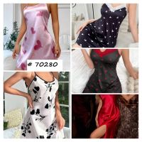 70280 # выбор цвета женская ночнушка (атлас, 5 ед, размеры норма: 44-46-48-50-52 ) выдача на следующий день фото