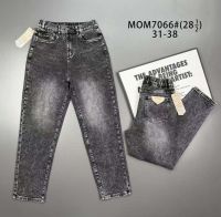 7066 # серые женские джинсы (Vindasion, стрейч коттон, 6 ед, размеры батал: 31-38) выдача на следующий день фото
