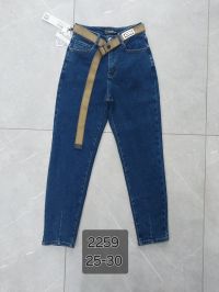 2259 # синие женские джинсы (DKNSEL, стрейч, 6 ед, размеры норма: 25-30) выдача на следующий день фото