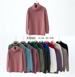 3066* микс цветов женский свитер (Kiss me, 10 ед, размеры батал: XL-3XL) выдача на следующий день фото