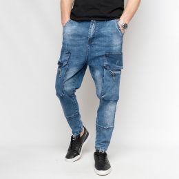 8319 FANGSIDA джинсы мужские синие стрейчевые (8 ед. размеры: 28.29.30.31.2/32.33.34) фото